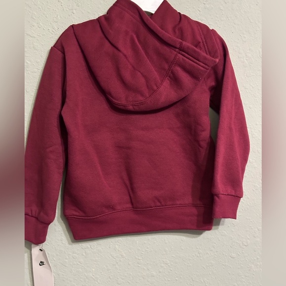NWT Nike Kids Sweatshirt Athletic Hoodie in Dark beetroot - Picture 3 of 11